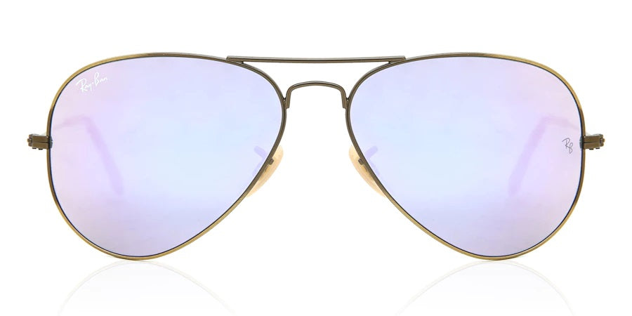 Lentes De Sol Rb Piloto Aviado Rb3025n Bronce Lila