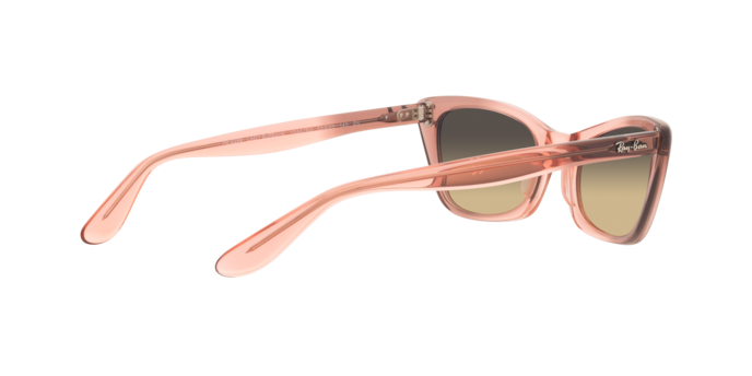 Lentes De Sol Rb Lady Burbank Rb2299 Rosa Transparente Café