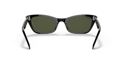 Lentes De Sol Rb Lady Burbank Rb2299 Negro Brilloso Verde G15