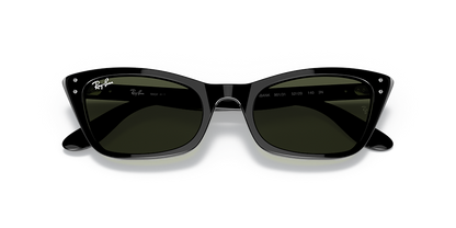 Lentes De Sol Rb Lady Burbank Rb2299 Negro Brilloso Verde G15