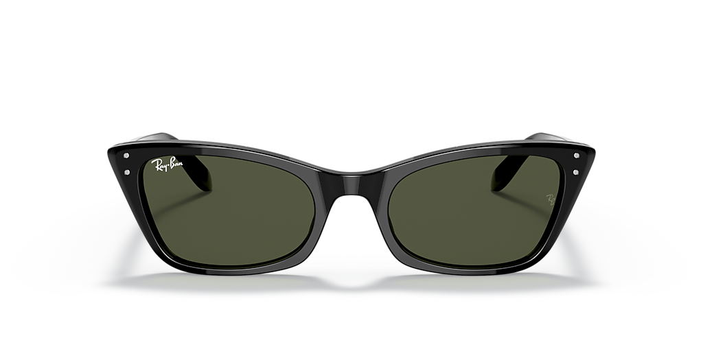 Lentes De Sol Rb Lady Burbank Rb2299 Negro Brilloso Verde G15