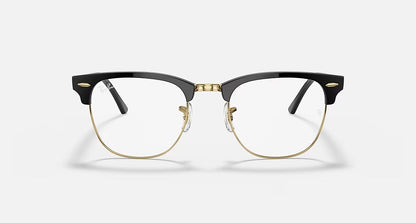 Lentes Rb Club Rb5154n Negro Dorado Oftalmológico