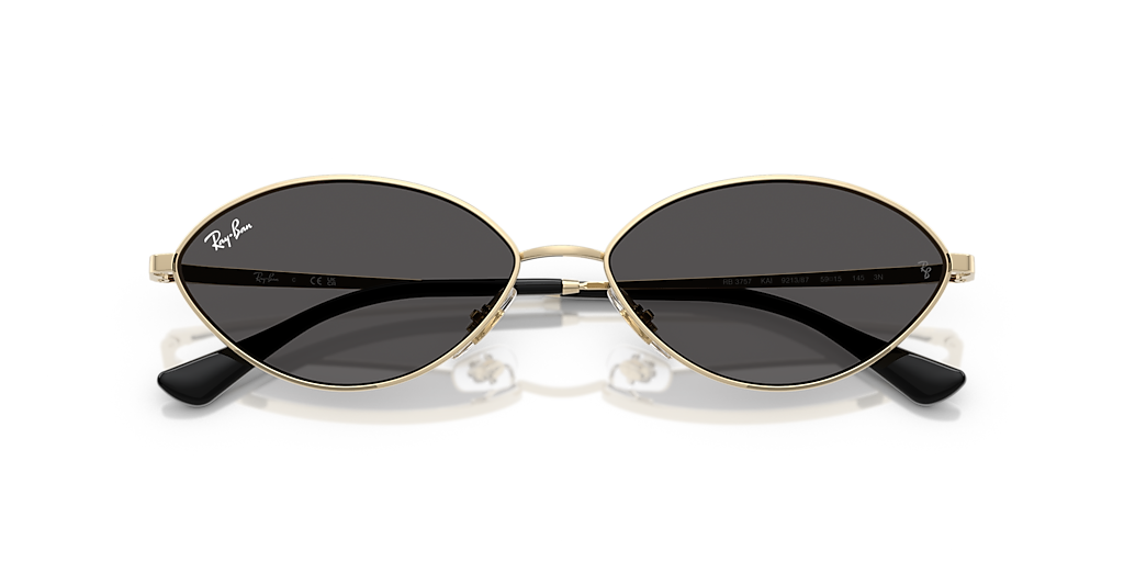 Lentes De Sol Rb3757 Kai Bio-Based Dorado Gris