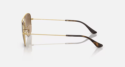 Lentes De Sol Rb3799n Dorado Café Degradado
