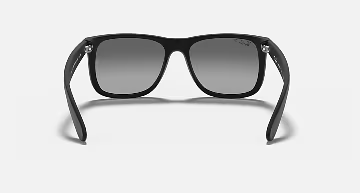 Lentes De Sol Rb Justin Rb4165n Negro Mate-Gris Polarizado