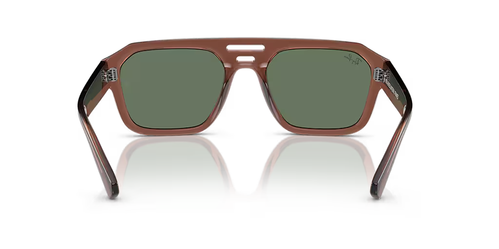 Lentes De Sol Rb Corrigan Bio Based Rb4397 Café Verde Obscuro