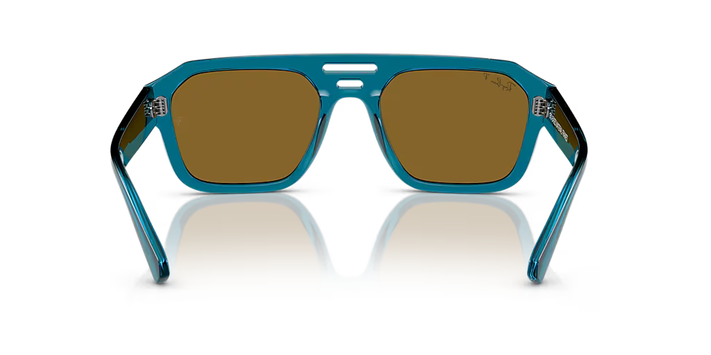 Lentes De Sol Rb Corrigan Bio Based Rb4397 Azul Café Obscuro