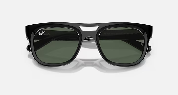 Lentes De Sol Rb Phil Rb4426n Negro Brilloso Verde G15