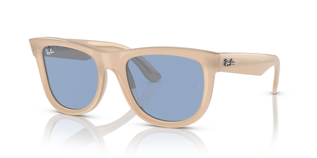 Lentes De Sol Rb Wayfarer Reverse Rb0502s Beige-Azul