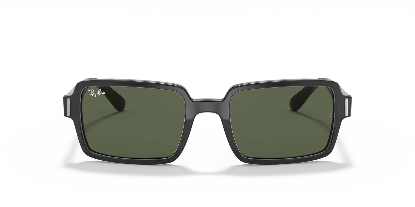 Lentes De Sol Rb Benji Rb2189n Negro Brilloso Verde G15