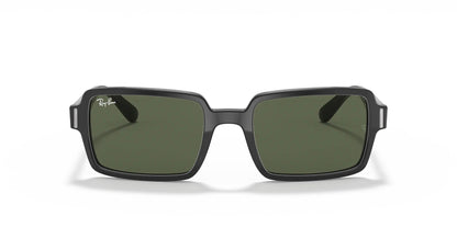Lentes De Sol Rb Benji Rb2189n Negro Brilloso Verde G15