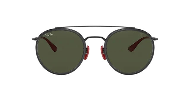 Lentes De Sol Rb Double Bridge Rb3647m Scuderia Ferrari Negro Verde
