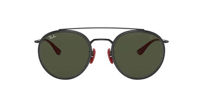 Lentes De Sol Rb Double Bridge Rb3647m Scuderia Ferrari Negro Verde