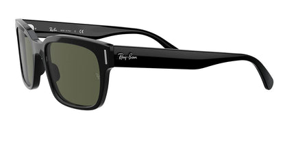 Lentes De Sol Rb Jeffrey Rb2190n Negro Brilloso Verde G15