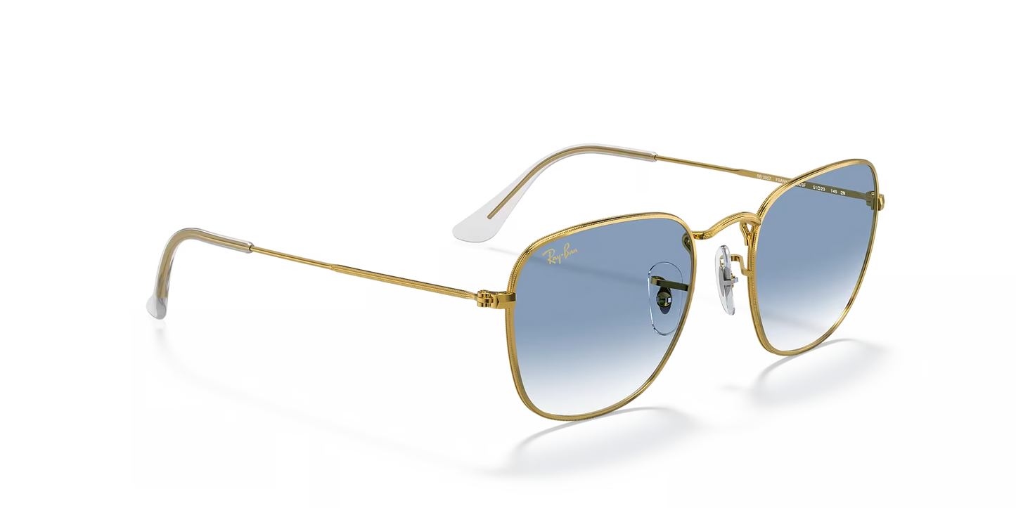 Lentes De Sol Rb Frank Rb3857n (Dorado-Azul Degradado)