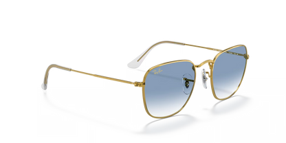 Lentes De Sol Rb Frank Rb3857n (Dorado-Azul Degradado)
