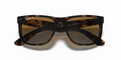 Lentes De Sol Rb Justin Rb4165n (Carey-Café Polarizado)