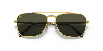Lentes De Sol Rb Piloto New Caravan Rb3636 Dorado Verde