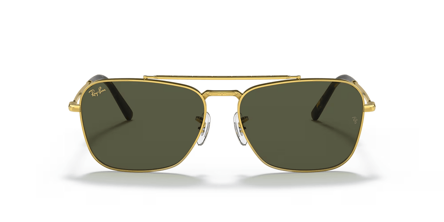 Lentes De Sol Rb Piloto New Caravan Rb3636 Dorado Verde