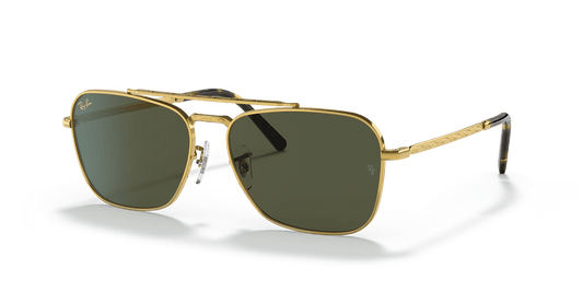 Lentes De Sol Rb Piloto New Caravan Rb3636 Dorado Verde