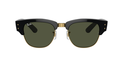 Lentes De Sol Rb Mega Clubmaster Rb0316s Negro Dorado Verde G15