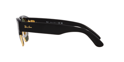 Lentes De Sol Rb Mega Clubmaster Rb0316s Negro Dorado Verde G15