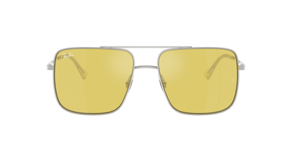 Lentes De Sol Rb3758 Ari Bio-Based Plateado Amarillo
