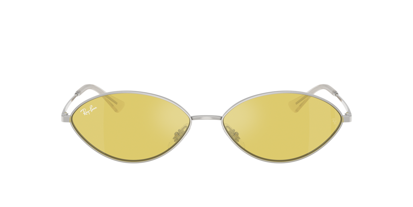 Lentes De Sol Rb3757 Kai Bio-Based Plateado Amarillo