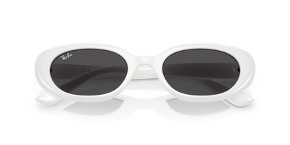 Lentes De Sol Rb4441D Bio-Based Blanco Negro